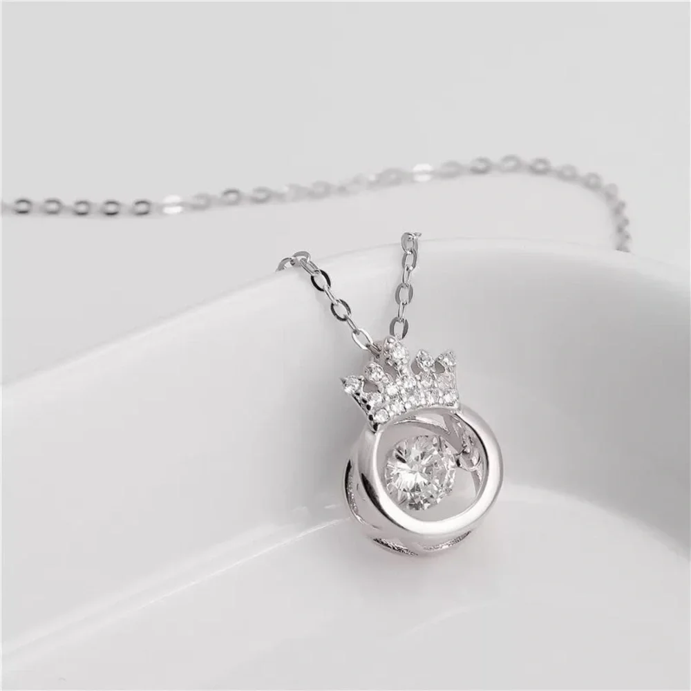 New “shaking diamond” in crown necklace - Picture 2 of 4